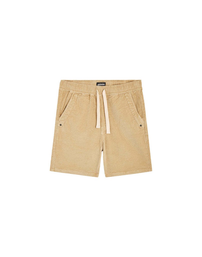 Short Loose Velours Beige - PULLIN M
