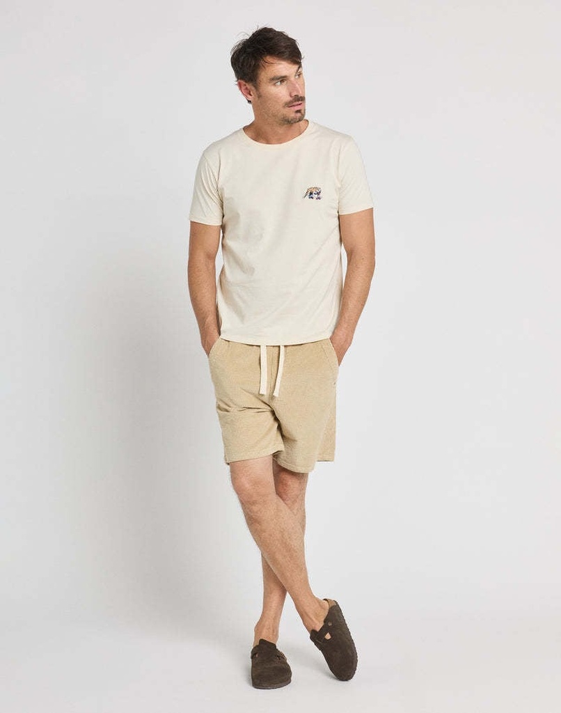 Short Loose Velours Beige - PULLIN L