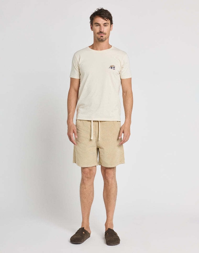 Short Loose Velours Beige - PULLIN L