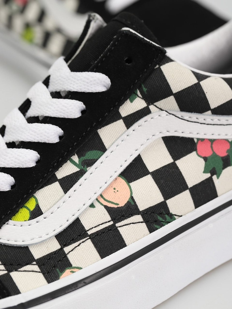 OLD SKOOL FRUIT CHECK - Chaussures - VANS Black/White 38EU