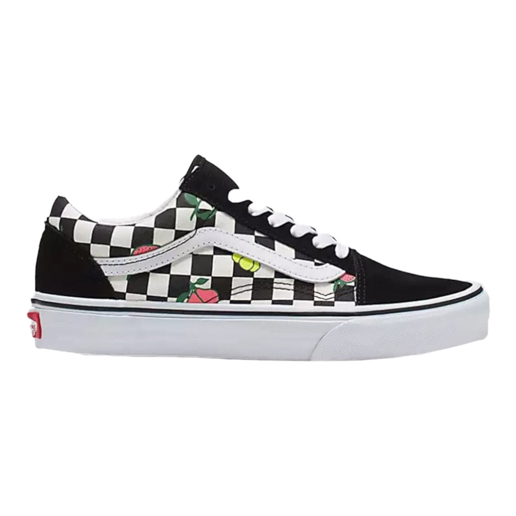 OLD SKOOL FRUIT CHECK - Chaussures - VANS Black/White 38EU
