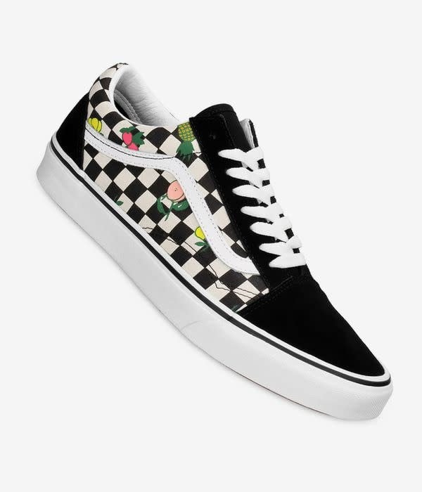 OLD SKOOL FRUIT CHECK - Chaussures - VANS Black/White 38EU
