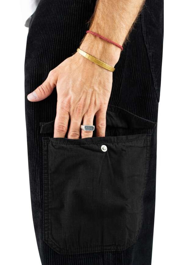 ALIEN CARGO - Pantalon - HOMEBOY Cord Black 28L32