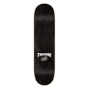 SCREAMING FLAME - Deck - SANTA CRUZ x THRASHER Black 8'5