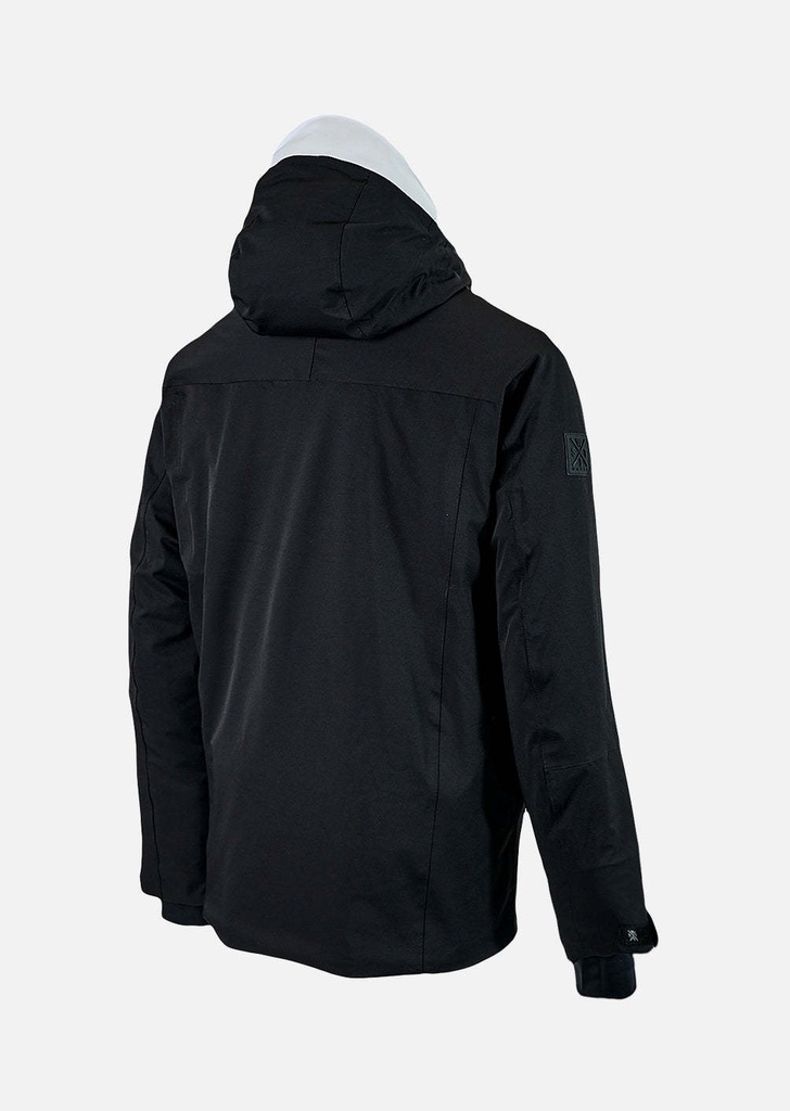 X-BLOW - BLACK/ORANGE/WHITE - Veste snow - WATTS W9092 S