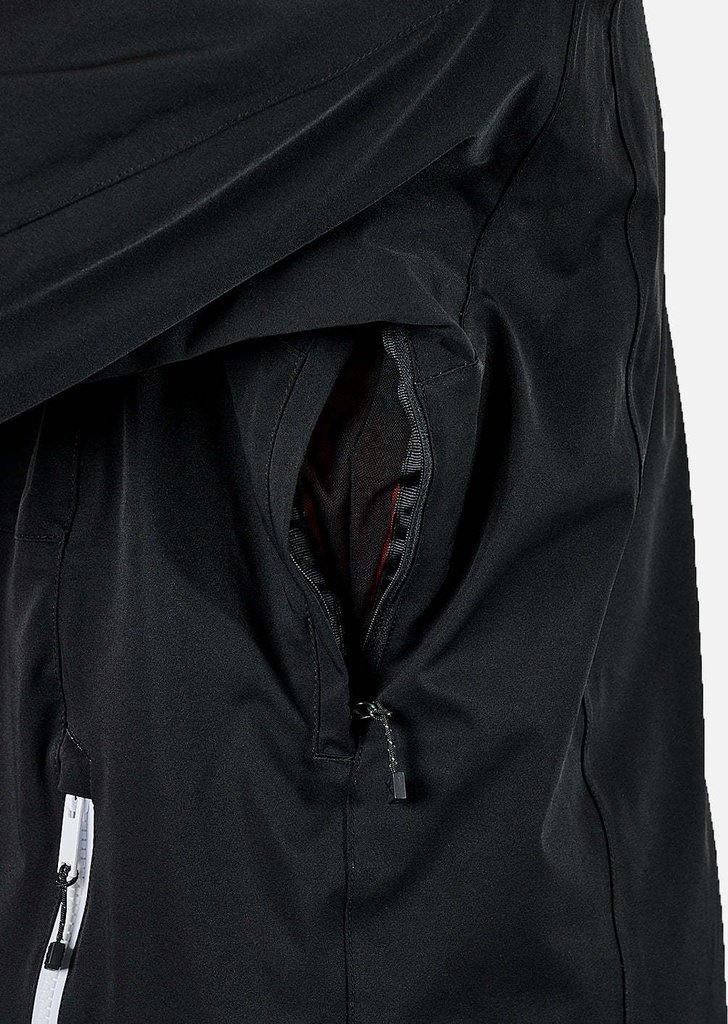 X-BLOW - BLACK/ORANGE/WHITE - Veste snow - WATTS W9092 S