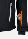 X-BLOW - BLACK/ORANGE/WHITE - Veste snow - WATTS W9092 S
