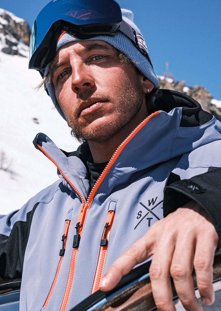 X-BLOW - BLUE INFINITY - Veste snow - WATTS W4015 3XL