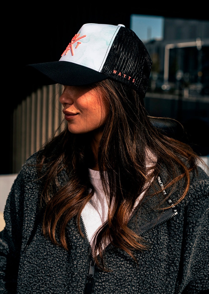 TRIBE WW507 - Casquette - WATTS  Acid wash water  mint