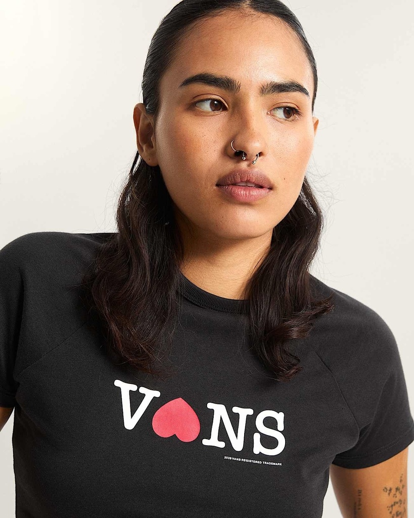 SOUVENIR BABY TEE - Tshirt - VANS Black M