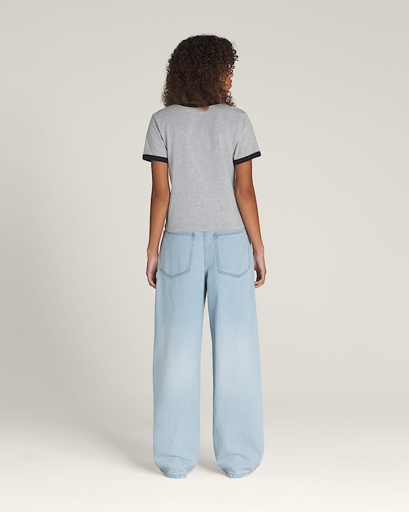 SIRELLE  5 POCKET PUDDLE - Pantalon  VANS LIGHT STONEWASH 25