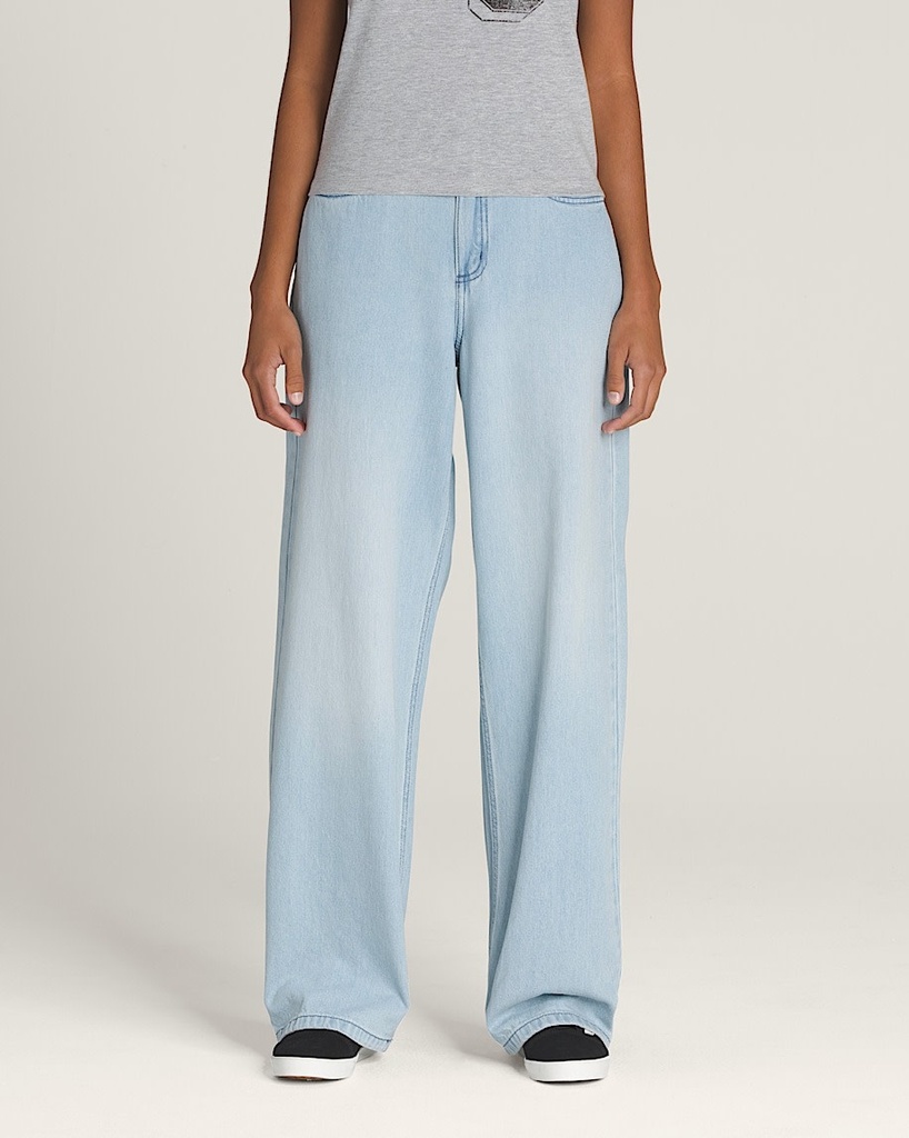 SIRELLE  5 POCKET PUDDLE - Pantalon  VANS LIGHT STONEWASH 25