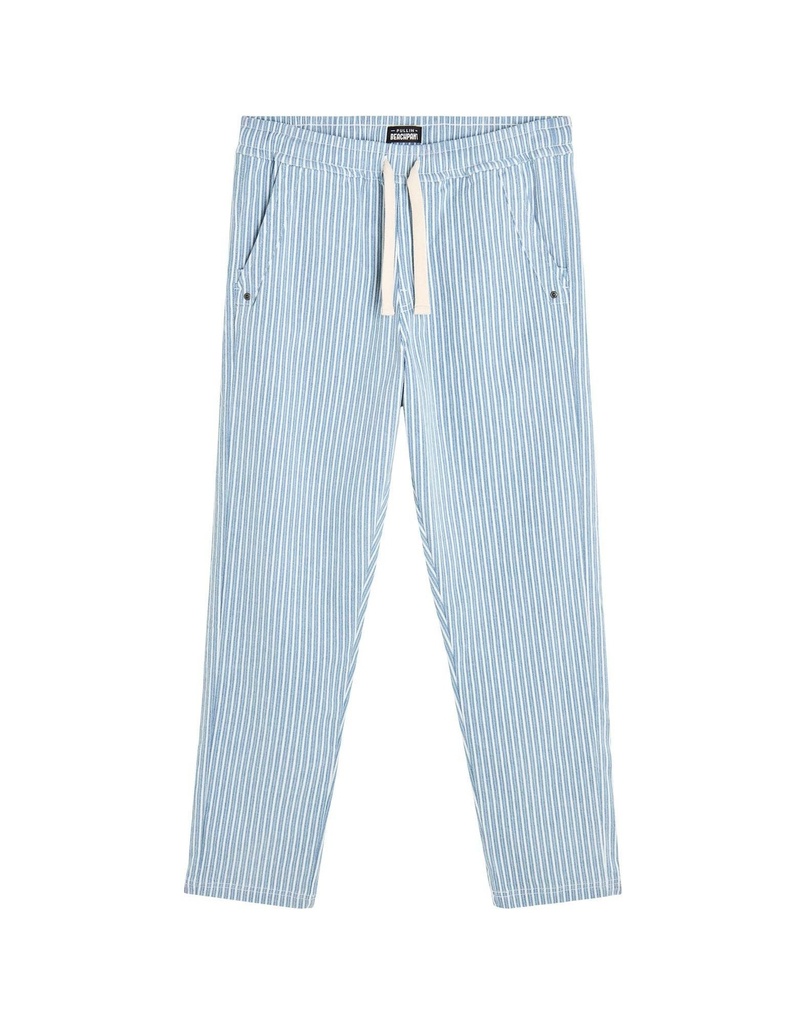 DENING BEACH STRIPE - Pantalon - PULLIN Blue S