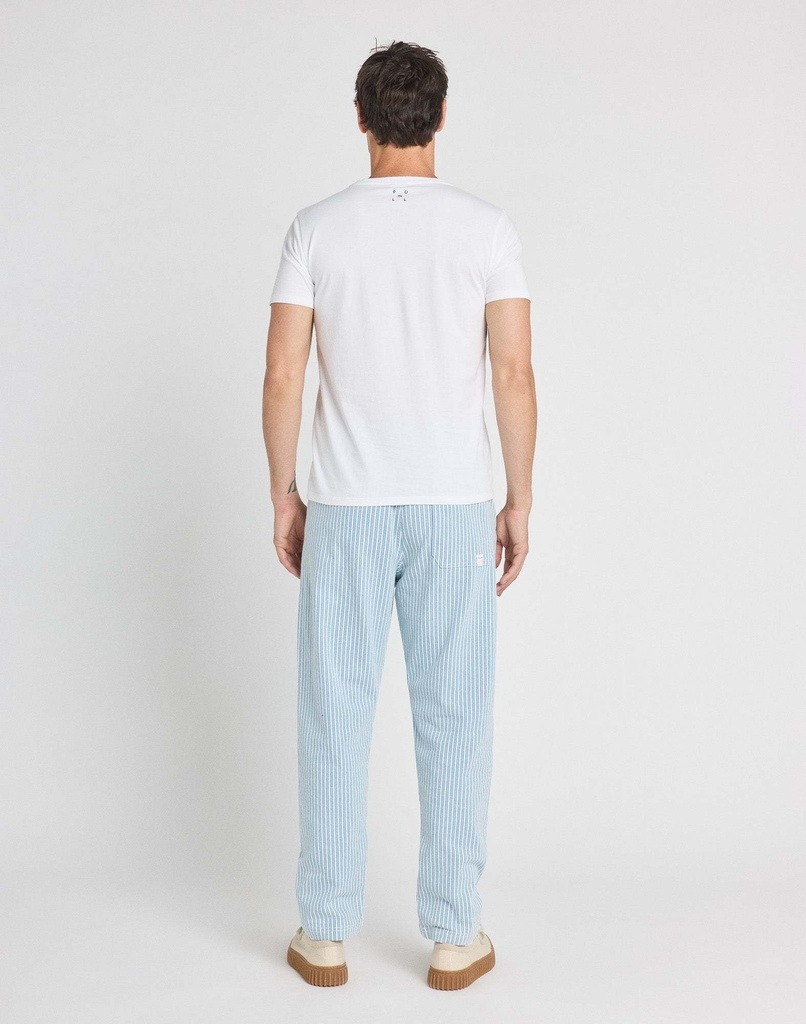 DENING BEACH STRIPE - Pantalon - PULLIN Blue S