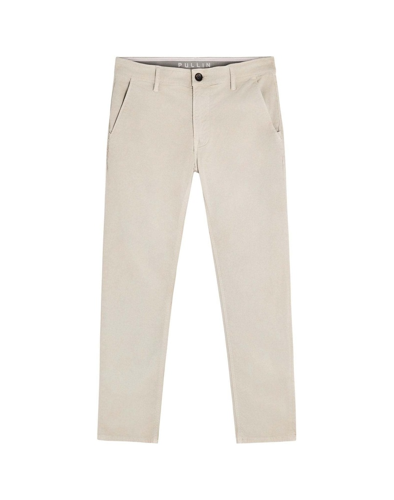 DENING CHINO  BONEWHITE - Pantalon - PULLIN  S/32