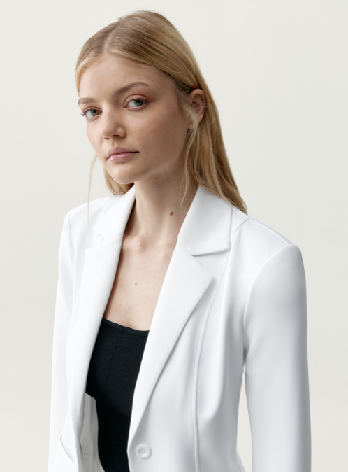 Blazer Lyssa Off White - BORN LIVING YOGA  S
