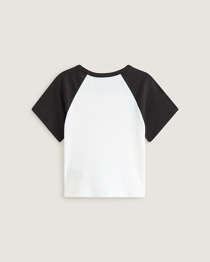 Clare Baby Tee - Tshirt Kids - VANS True White/Blac L/14ans
