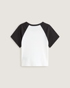 Clare Baby Tee - Tshirt Kids - VANS True White/Blac L/14ans