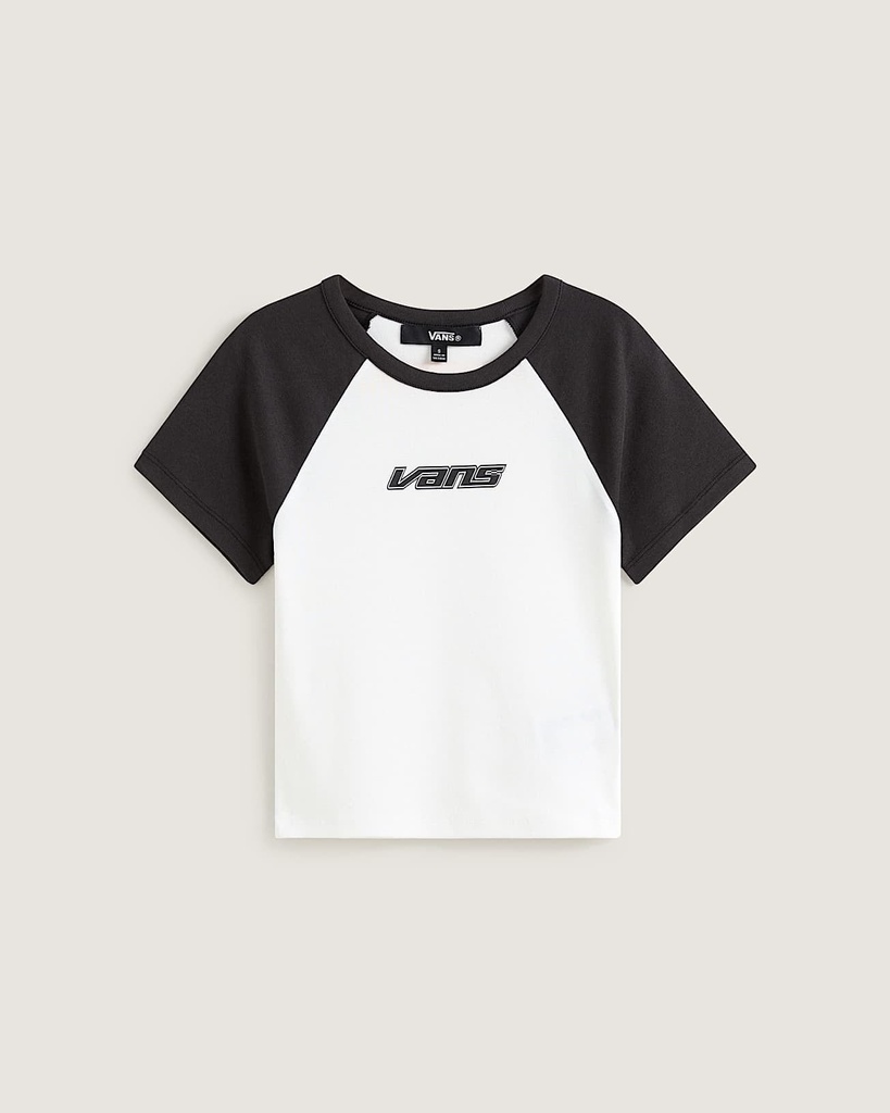 Clare Baby Tee - Tshirt Kids - VANS True White/Blac L/14ans