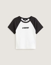 Clare Baby Tee - Tshirt Kids - VANS True White/Blac L/14ans
