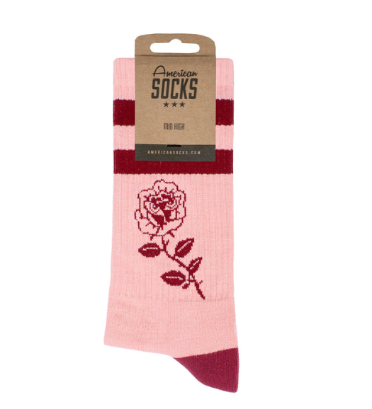 ROSE - Mid High - AMERICAN SOCKS  One Size