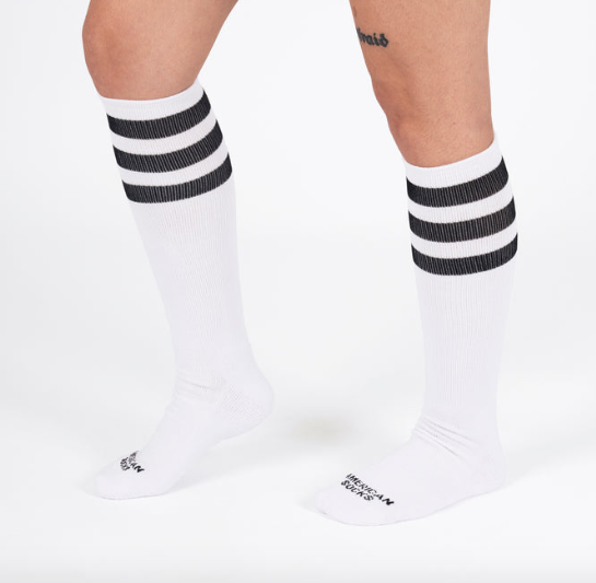 OLD SCHOOL - Knee High - AMERICAN SOCKS  One Size