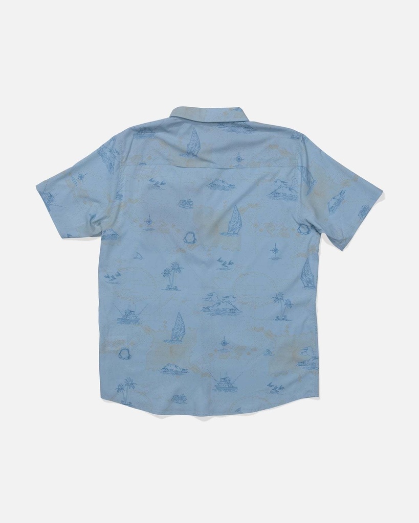 FLAGSHIP UV BUTTON UP - Chemise - SALTY CREW WHITE M