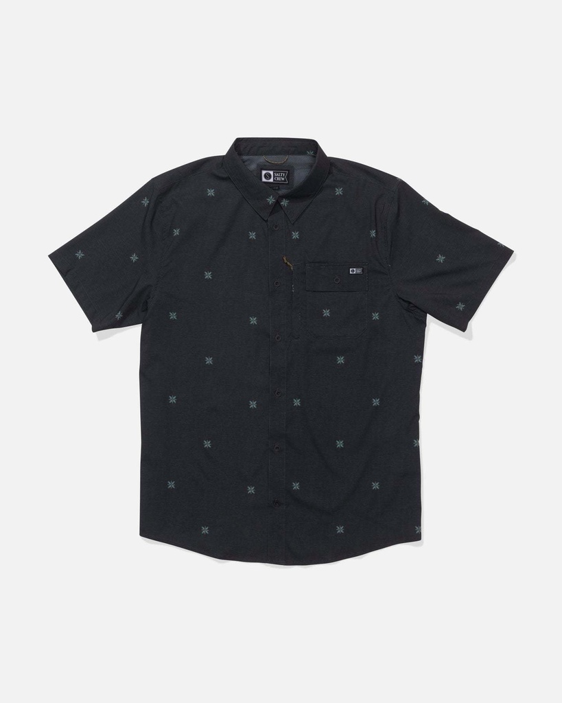FLAGSHIP UV BUTTON UP - Chemise - SALTY CREW WHITE M