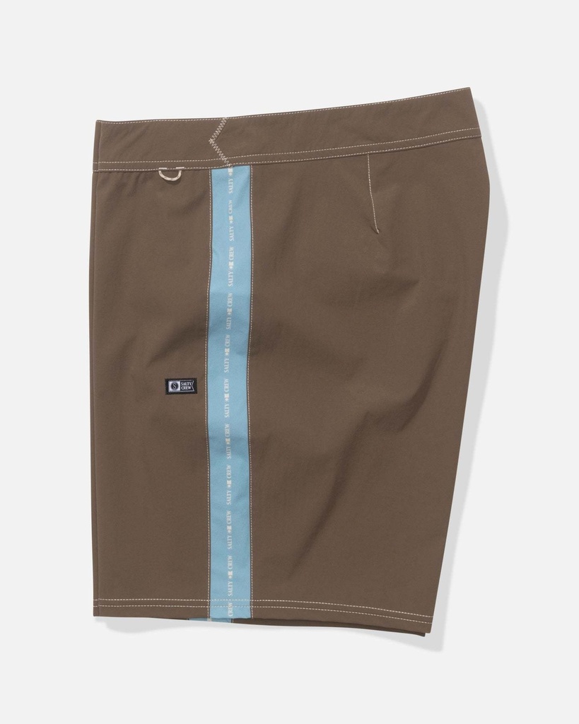 CHANNEL - Boardshort - SALTY CREW DARK BROWN 32