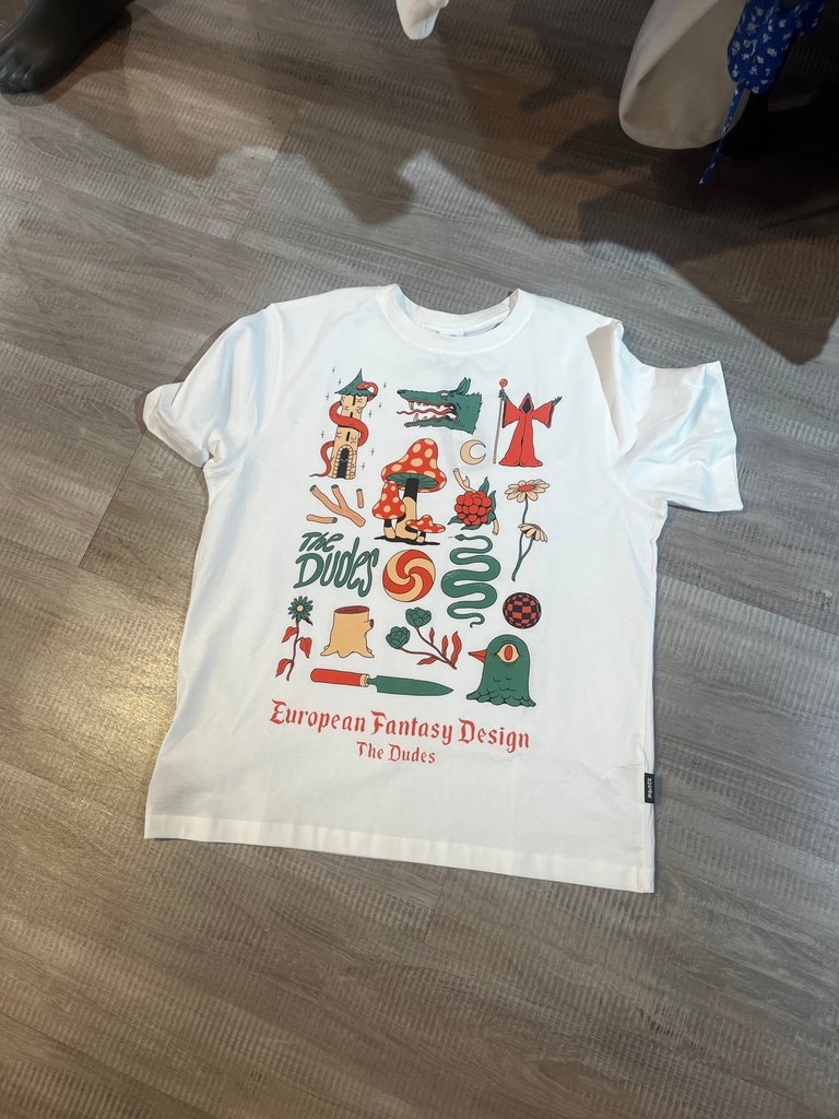 The Dudes European Fantasy Design Classic T-Shirt - The DUDES aloe XL