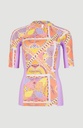 SOLAIRE À MANCHES COURTES UPF 50+ - T-shirt - O'NEILL YELLOW SCARF PRINT XS