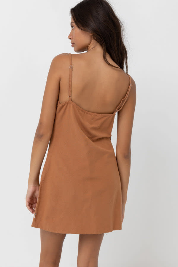 CLASSIC SLIP -Robe - RHYTHM Caramel S
