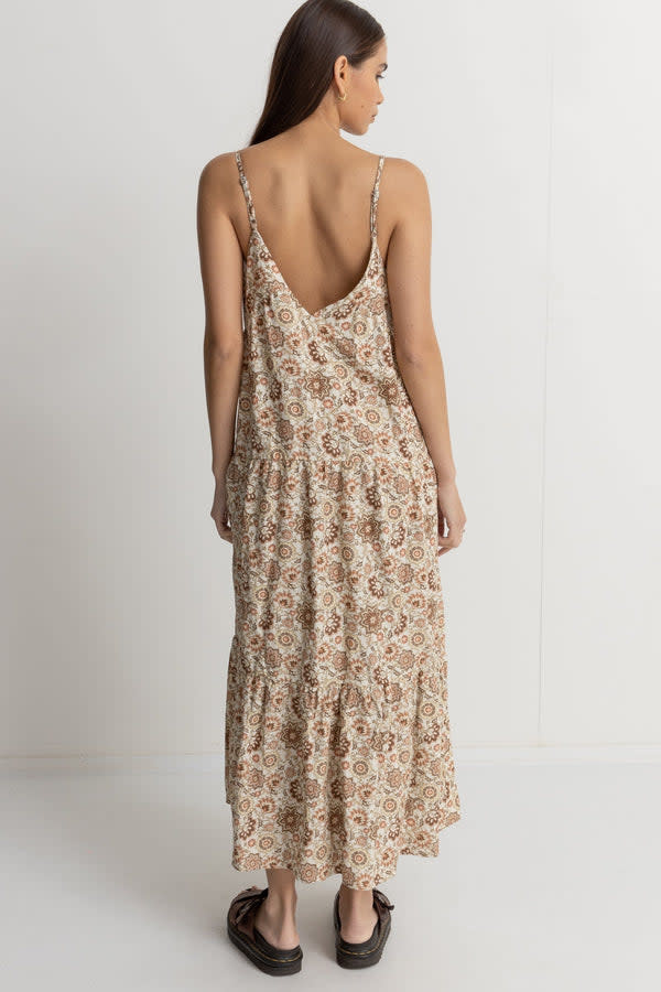 RAYA PAISLEY TIERED MIDI -Robe - RHYTHM Natural S