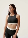 FIORELLA - Brassière réversible - BORN black/Stone L