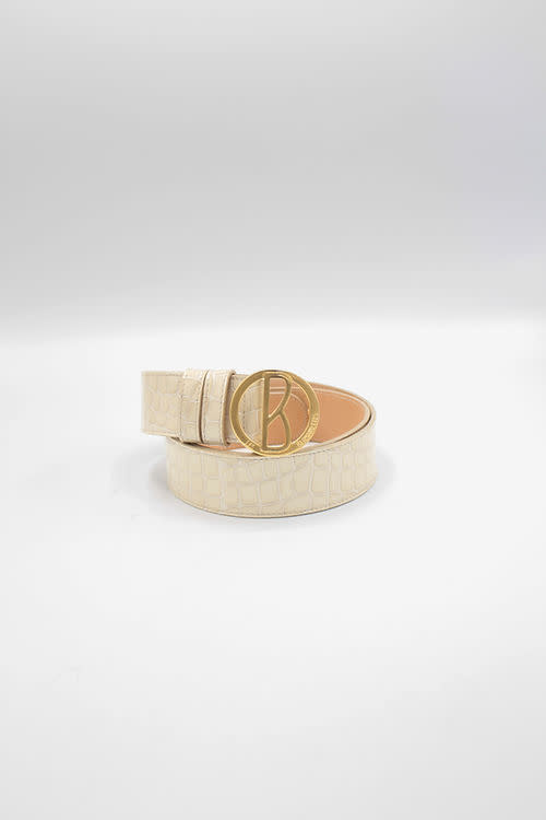 Isaline - Ceinture Python - Les BLONDINETTES Gris M