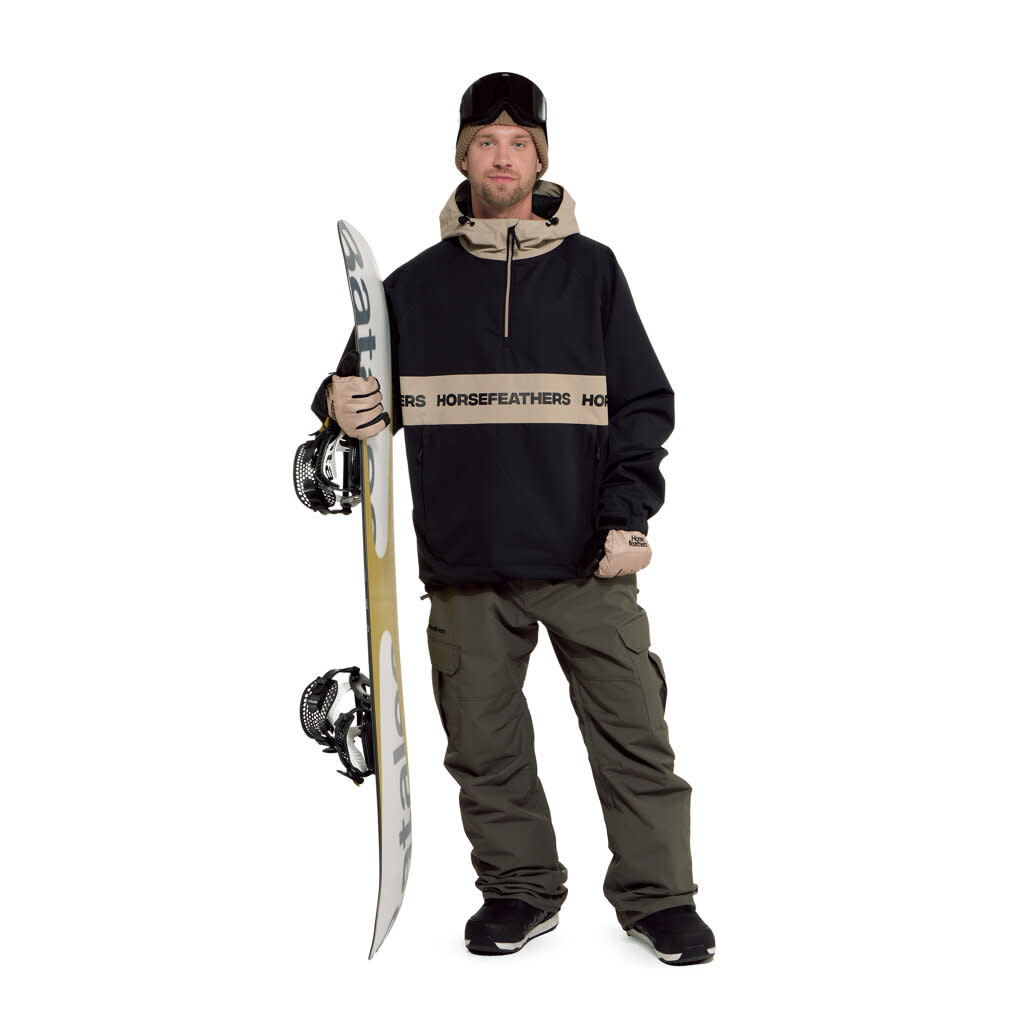 GORDIE - Veste snow - HORSEFEATHER Black XS