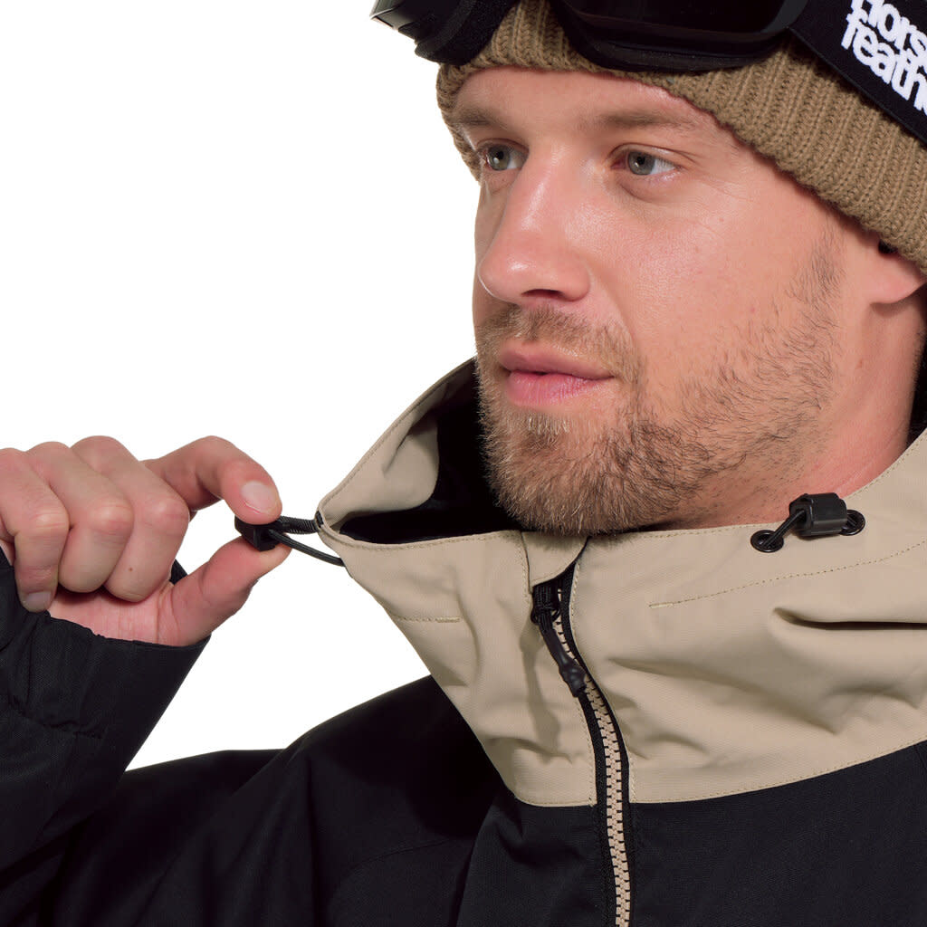 GORDIE - Veste snow - HORSEFEATHER Black XS