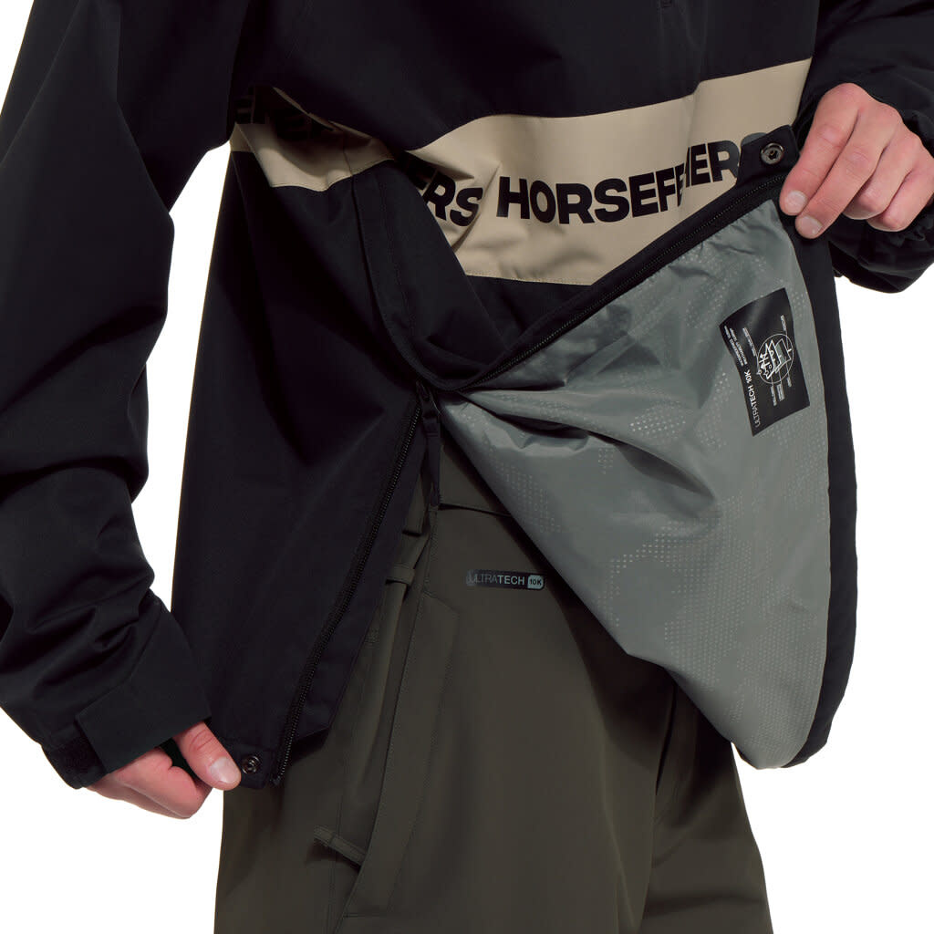 GORDIE - Veste snow - HORSEFEATHER Black XS