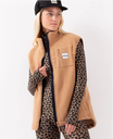 LUMBERJACKIE SHERPA  FADED COFFEE - Veste - EIVY L