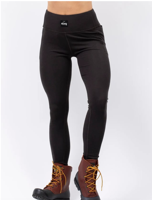 POCKET MERINO WOOL RIB - Technique bas - EIVY Black L