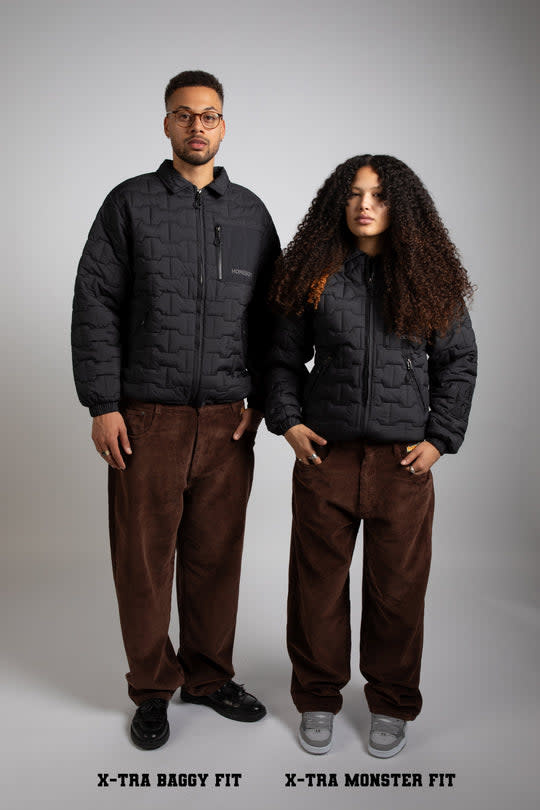 X-TRA BAGGY Cord - Pantalon - HOMEBOY Chocolat Brown 30L32
