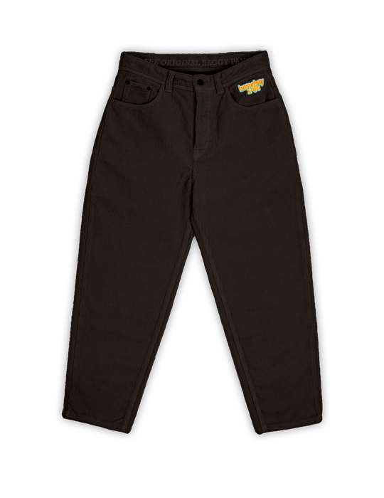 X-TRA BAGGY Cord - Pantalon - HOMEBOY Chocolat Brown 30L32