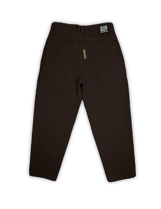 X-TRA BAGGY Cord - Pantalon - HOMEBOY Chocolat Brown 30L32