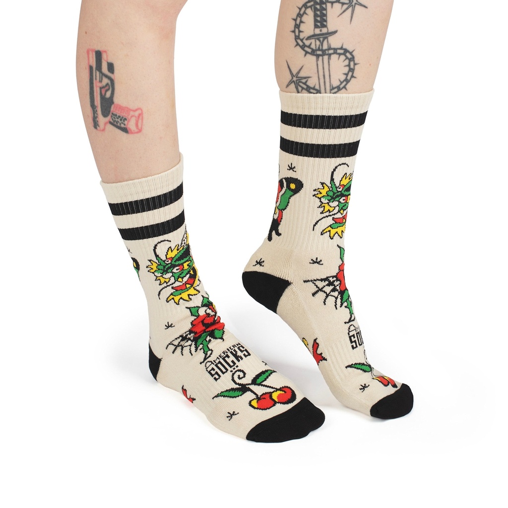 [210000014196] FLASH FEVER - Mid High - AMERICAN SOCKS  One Size