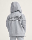 Sk8 Poss full Zip - Gillet - VANS Cement Heather 4ans