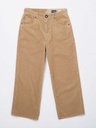 BILLOW CORD - Pantalon enfant  -  VOLCOM  Beige 8ans/24