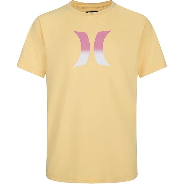[210000004846] HRLB OMBRE ICON  UPF - T-shirt - HURLEY Melon 8-10ans