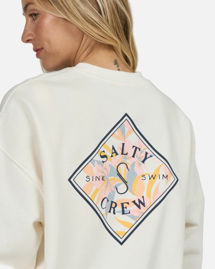 [210000013246] TIPPET CREW - Sweat - SALTY CREW Off white M