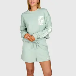 Yanouka Women Sweater - BRUNOTTI Aqua Grey L