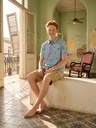 FLAGSHIP UV BUTTON UP - Chemise - SALTY CREW WHITE M